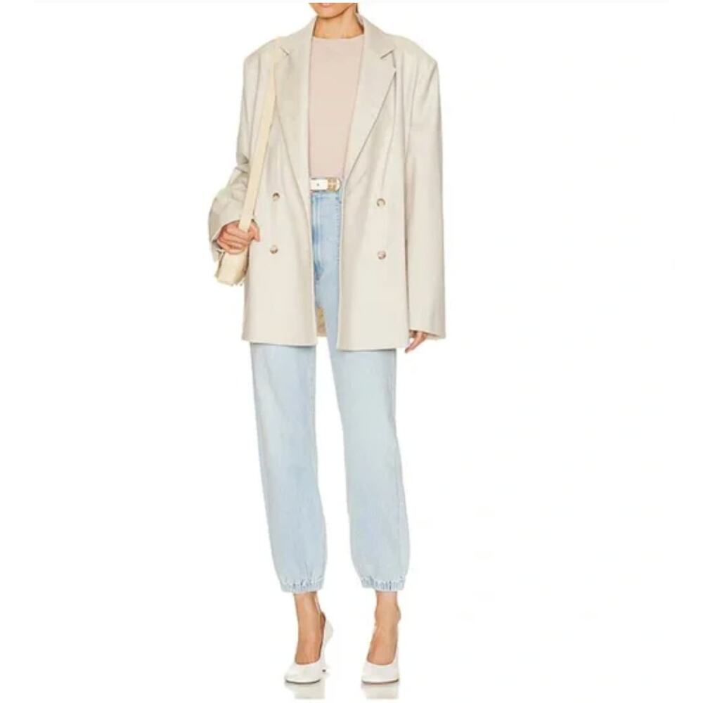 MOTHER Denim The Wrapper Patch Springy Ankle Pants in Chill Pill - Picture 3 of 8